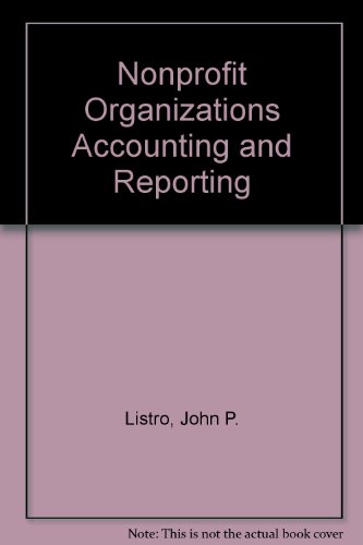 NONPROFIT ORGANIZATIONS ACCOUNTING & REP