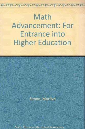 Stock image for Math Advancement: For Entrance into Higher Education for sale by HPB-Red