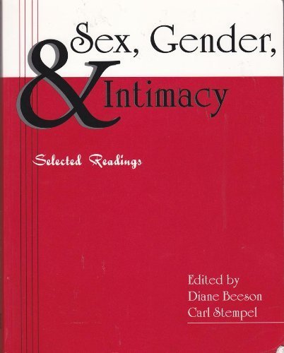 9780787258887: Sex, Gender and Intimacy, Selected Readings