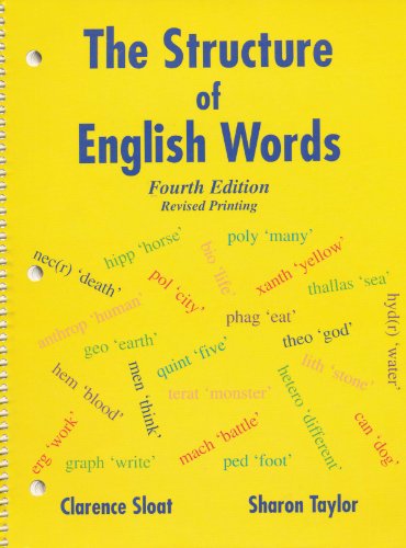 The Structure of English Words (9780787261474) by Sloat, Clarence; Taylor, Sharon