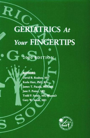 Beispielbild fr Geriatrics at Your Fingertips 2000 zum Verkauf von medimops