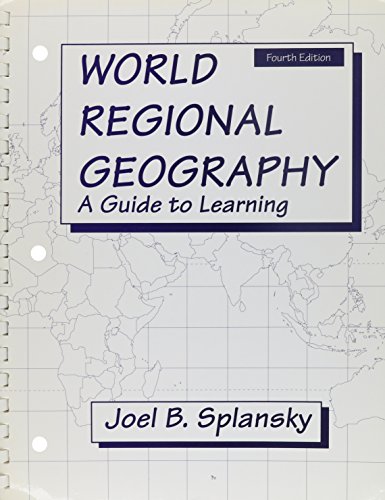 Stock image for World Regional Geography: A Guide to Learning for sale by dsmbooks