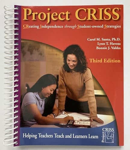 Beispielbild fr Project CRISS (Creating Independence Through Student-Owned Strategies) zum Verkauf von Better World Books