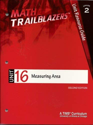 Stock image for Math Trailblazers Grade 2 Unit 16 Measuring Area for sale by janet smith