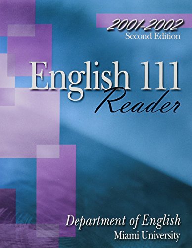 Stock image for English 111 Reader for sale by ThriftBooks-Dallas