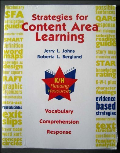 Beispielbild fr Strategies for Content Area Learning : Vocabulary Comprehension Response zum Verkauf von Better World Books