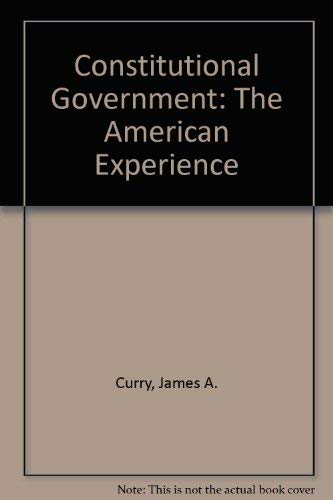 Supplement to Constitutional Government: The American Experience (9780787291310) by Curry; Riley; Battistoni