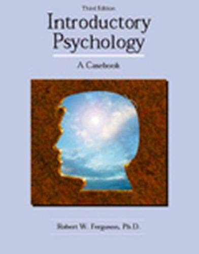 Imagen de archivo de Introductory Psychology: A Casebook a la venta por Ergodebooks