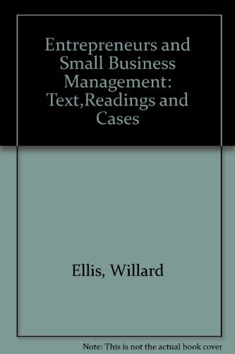 Cases Entrepreneurship Small Business Management Abebooks