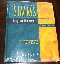 SIMMS Integrated Mathematics: A Modeling Approach Technology Level 4 (9780787298128) by Masha Albrecht