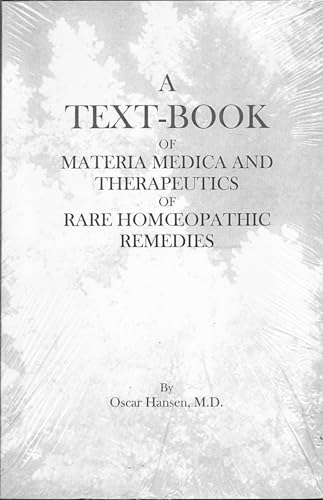 9780787303709: A Text-Book of Materia Medica and Therap