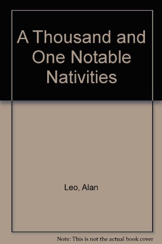9780787305512: A Thousand and One Notable Natives