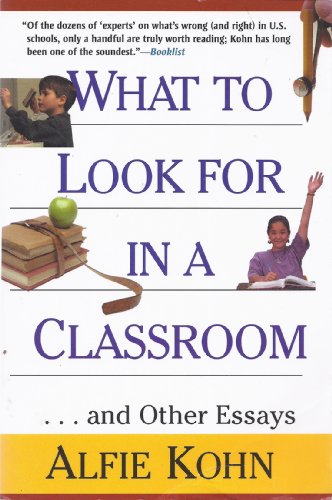 Stock image for What to Look for in a Classroom: And Other Essays for sale by BooksRun