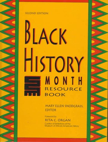 Stock image for Black History Resource Book for sale by Better World Books