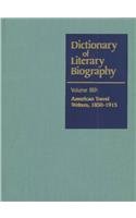 Stock image for Dictionary of Literary Biography: American Travel Writers 1850-1915, vol. 189 for sale by FOLCHATT