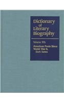 Stock image for Dictionary Of Literary Biography Volume 193: American Poets Since World War II Sixth Series for sale by Willis Monie-Books, ABAA