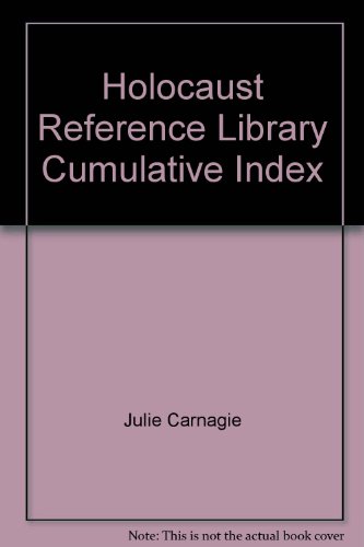 Stock image for Holocaust Reference Library Cumulative Index for sale by G3 Books