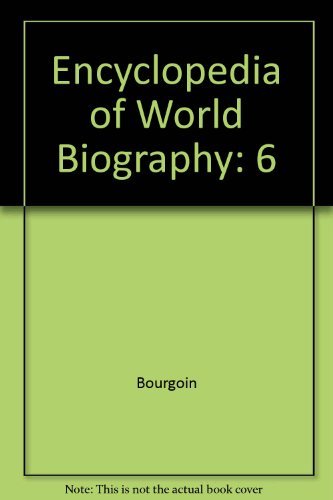 Stock image for Encyclopedia of World Biography for sale by Better World Books