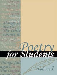 Stock image for Poetry for Students: Presenting Analysis, Context and Criticism on Commonly Studied Poetry: Vol 3 for sale by Revaluation Books