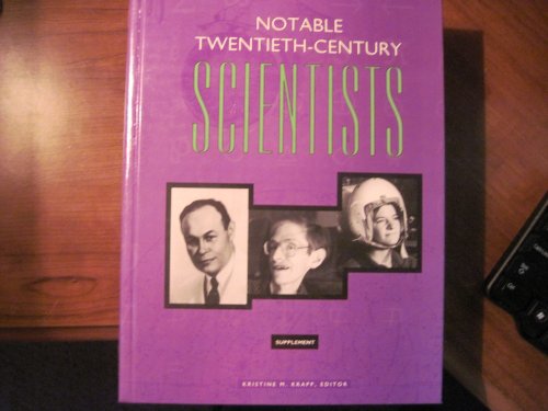 Stock image for Notable Twentieth-Century Scientists Supplement for sale by Better World Books: West