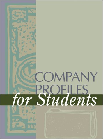 9780787629366: Company Profiles for Students: Volumes 1 & 2