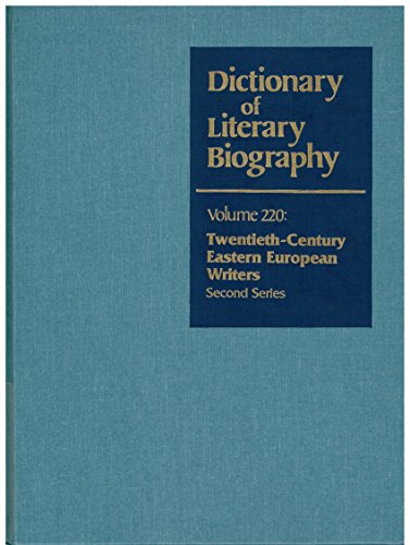 Stock image for Twentieth-Century Eastern European Writers for sale by Better World Books