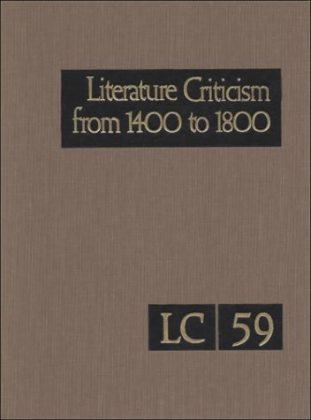 Literature Criticism from 1400 to 1800