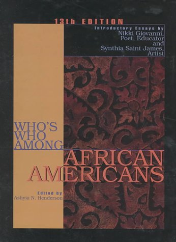 9780787636340: Who's Who Among African Americans