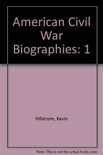 9780787638214: American Civil War Biographies