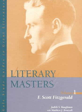 Beispielbild fr Literary Masters Vol. 1 : F. Scott Fitzgerald zum Verkauf von Better World Books