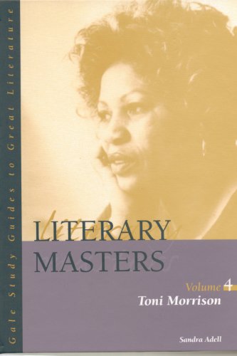 Stock image for Toni Morrison (LITERARY MASTERS SERIES) for sale by The Maryland Book Bank