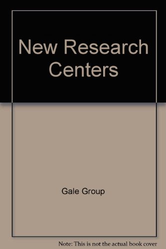 New Research Centers (9780787642914) by Gale Cengage Learning