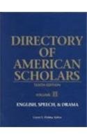 9780787650094: Directory of American Scholars: English Speech and Drama