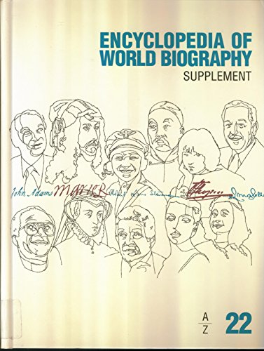 Stock image for Encyclopedia of World Biography Supplements for sale by Better World Books