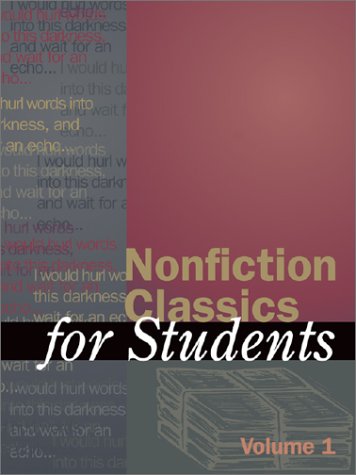 Imagen de archivo de Nonfiction Classics for Students a la venta por Better World Books