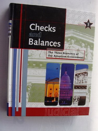 Beispielbild fr Checks and Balances : The Three Branches of the American Government zum Verkauf von Better World Books