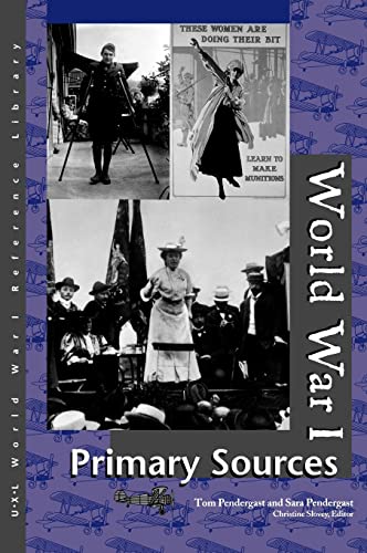 9780787654788: World War I Reference Library: Primary Sources