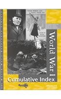 Beispielbild fr World War I Reference Library: Cumulative Index zum Verkauf von SecondSale
