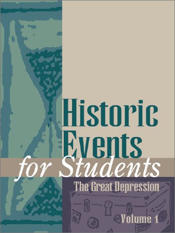 Beispielbild fr Historic Events for Students: The Great Depression zum Verkauf von Revaluation Books