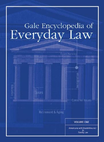 Stock image for Gale Encyclopedia of Everyday Law for sale by Books Puddle