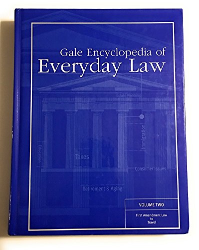 Stock image for Gale Encyclopedia of Everyday Law for sale by Better World Books