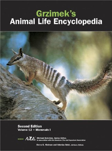 Stock image for Grzimek's Animal Life Encyclopedia: Mammals (Grzimek's Animal Life Encyclopedia, 12) for sale by PAPER CAVALIER UK