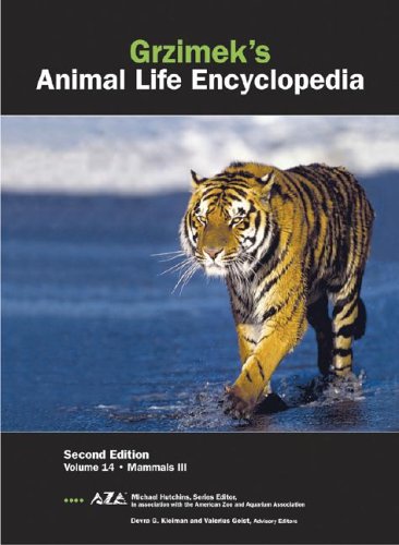 Beispielbild fr Grzimeks Animal Life Encyclopedia: Mammals (Grzimeks Animal Life Encyclopedia, 14) zum Verkauf von Zoom Books Company