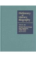 9780787660253: Dlb 281: British Logicians and Rhetoricians, 1500-1660, Second Series (Dictionary of Literary Biography)