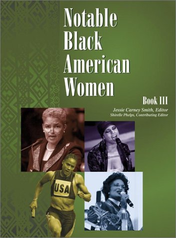 Imagen de archivo de Notable Black American Women a la venta por Better World Books: West