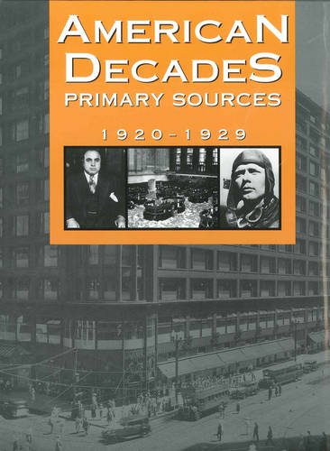 9780787665906: American Decades Primary Sources: 1920-1929: 3