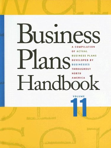 Beispielbild fr Business Plans Handbook zum Verkauf von Better World Books