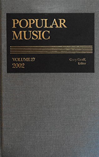9780787672218: Popular Music, Volume 27. 2002 (Popular Music (Gale Res))