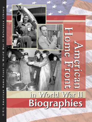 Beispielbild fr American Homefront in World War II : Biographies zum Verkauf von Better World Books