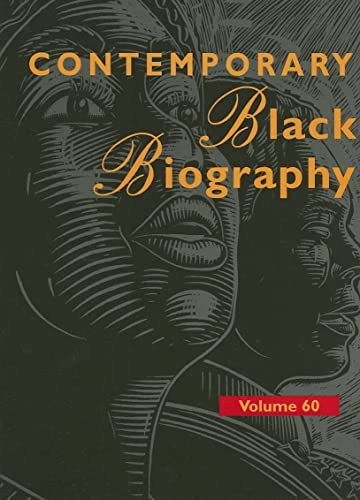 9780787679323: Contemporary Black Biography Volume 60